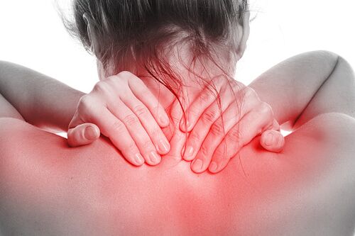 Dolore al collo con osteocondosi cervicale